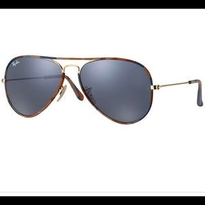 NEW Genuine Ray-Ban RB3025JM-170 AVIATOR Blue COL